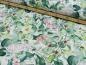 Preview: Baumwolljersey mit Blüten und Blättern in Grüntönen